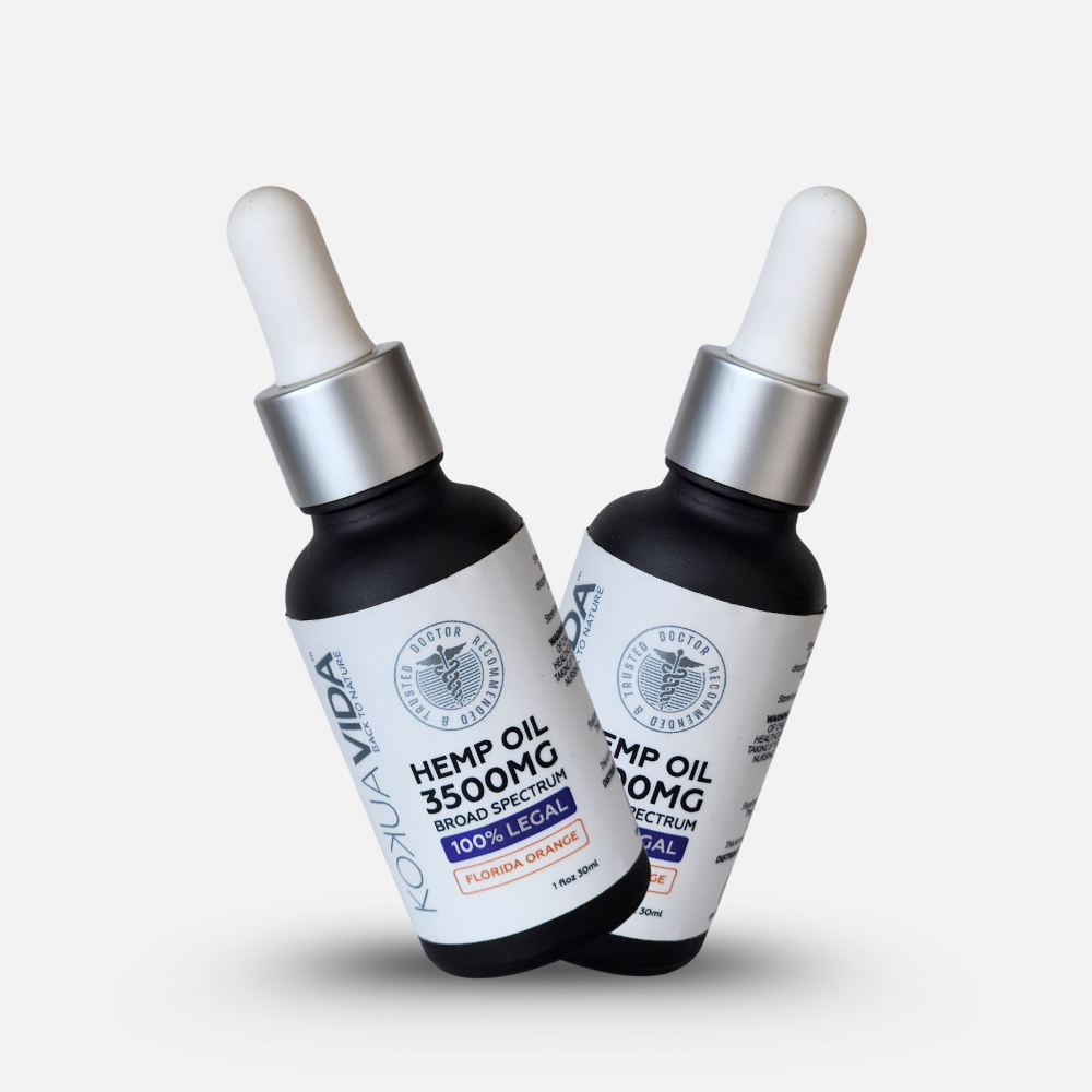 KokuaVida 3500mg THC-Free CBD Oil: Energize & Focus with Broad KokuaVida 3500mg THC-Free CBD Oil: Energize & Focus with Broad