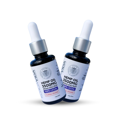 Broad Spectrum CBD Oil 2x3500mg - Florida Orange (USA)