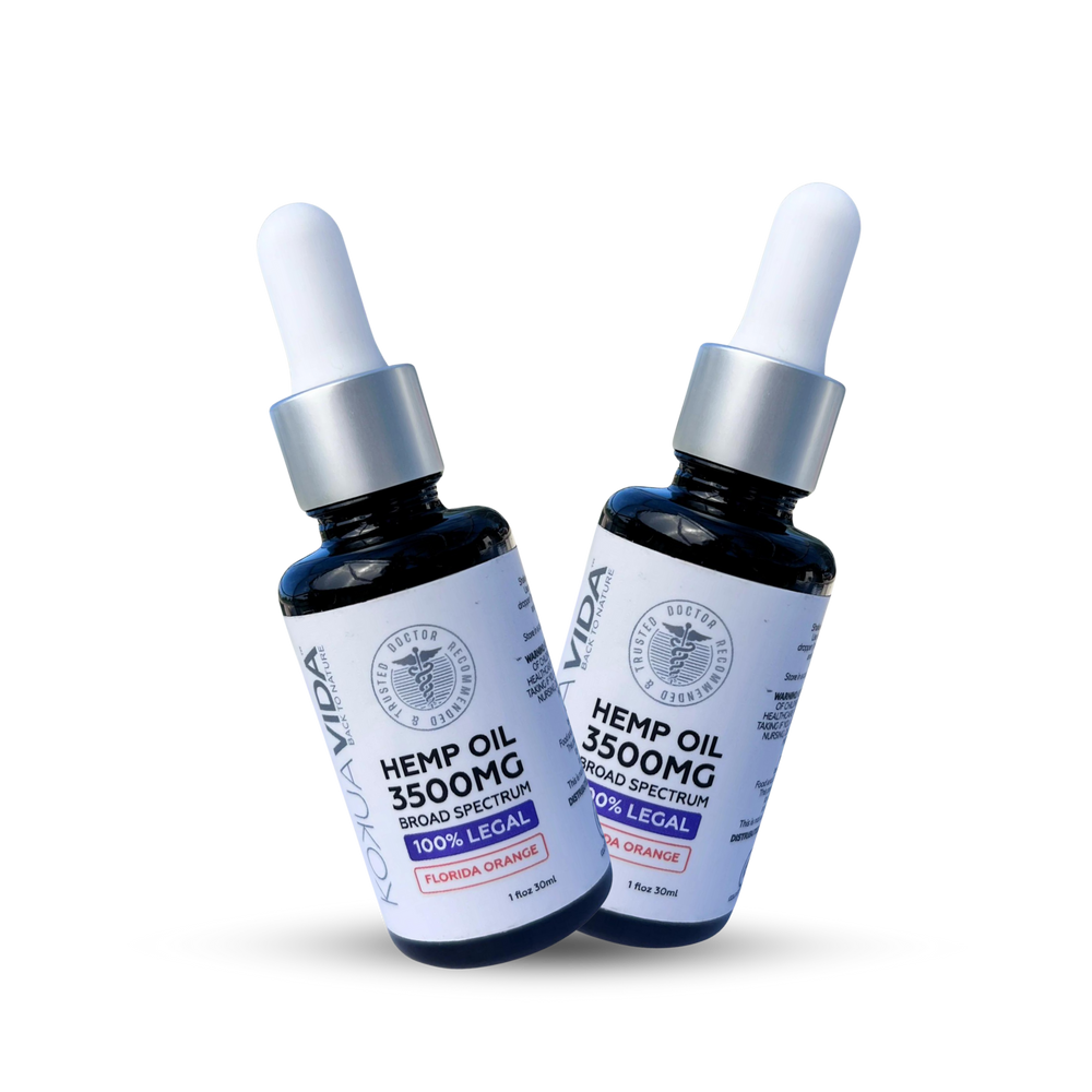 Broad Spectrum CBD Oil 2x3500mg - Florida Orange (USA)