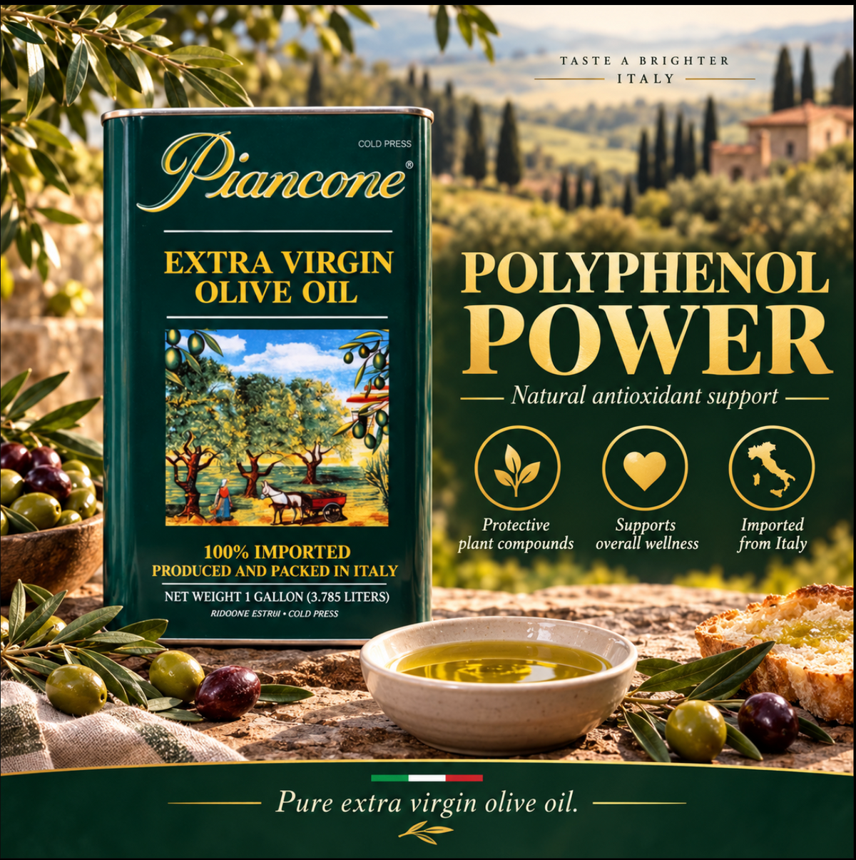 Piancone® Extra Virgin Olive Oil